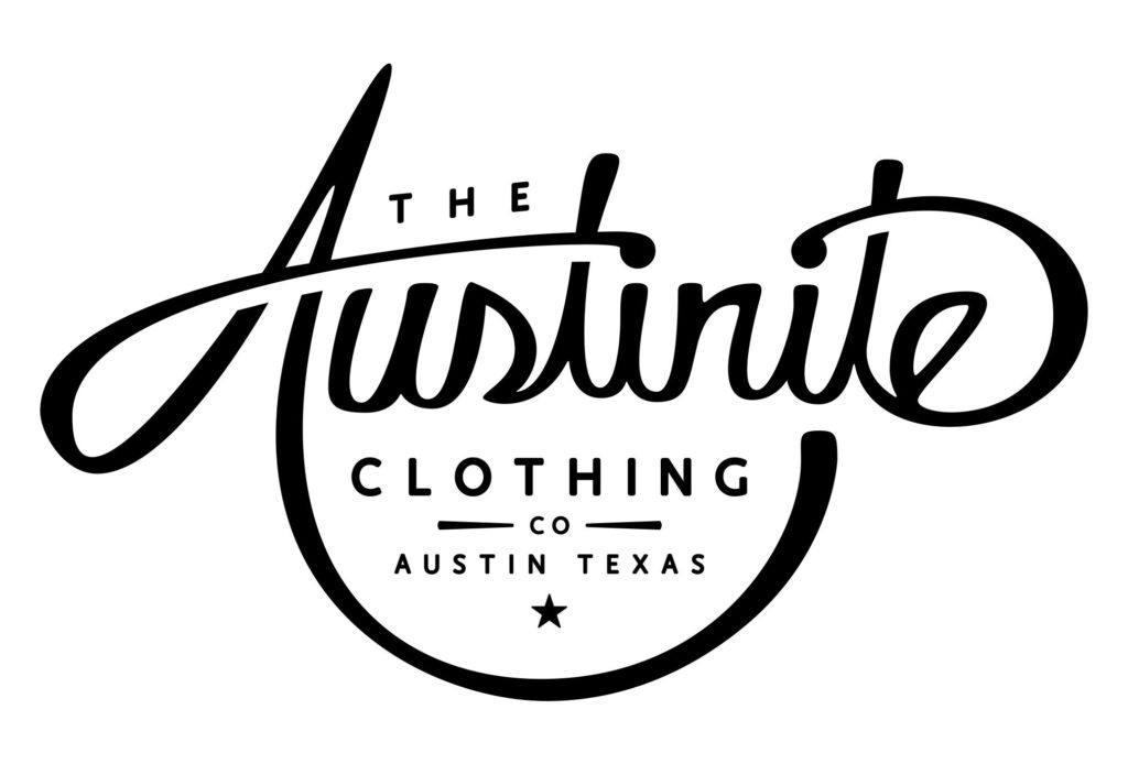 austinite clothing logo design by left hand design in austin texas