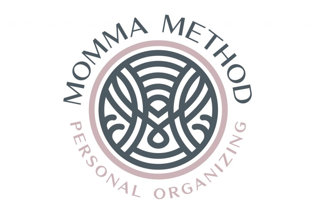 momma method personal organizing logo design by beau morrow for left hand design in austin texas